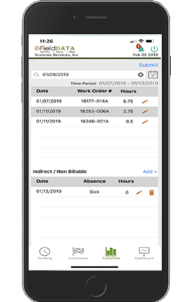 eFieldData Automated Project Mobile App